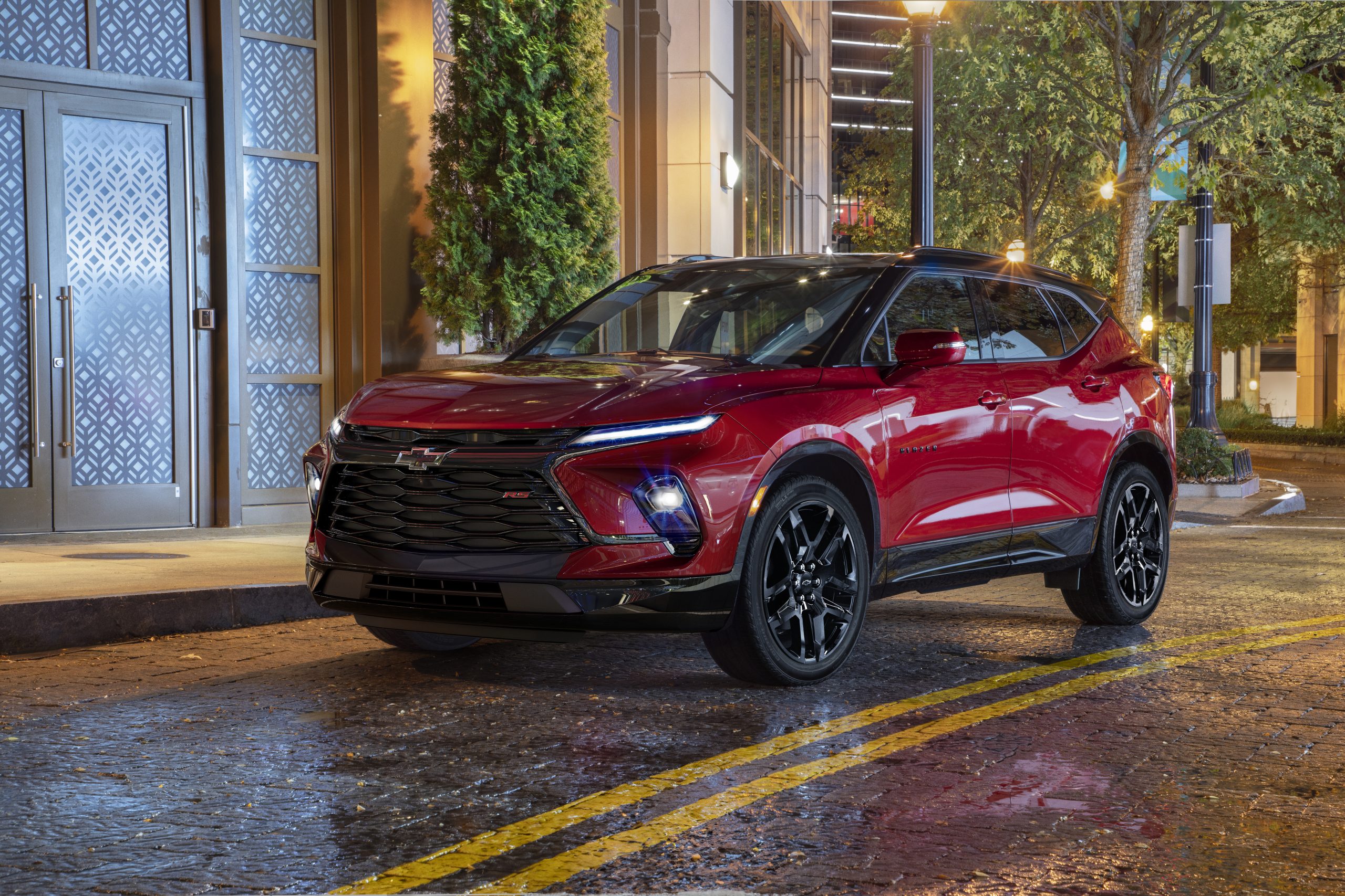 Chevy Blazer EV on City Street