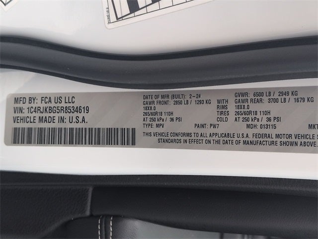 2024 Jeep Grand Cherokee L Limited