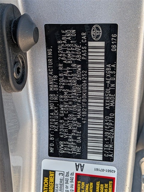 2019 Toyota AVALON HYBRID XLE Plus