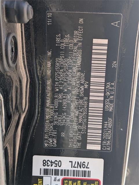 2011 Toyota SEQUOIA Platinum