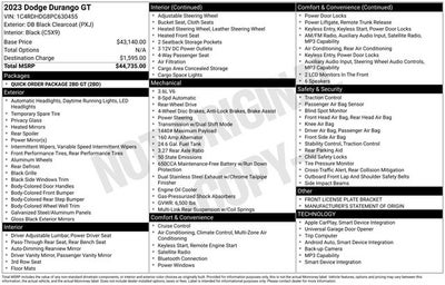 2023 Dodge Durango GT