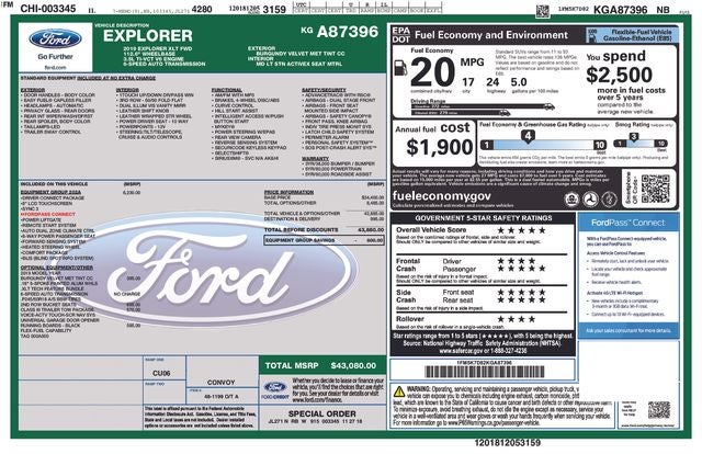 2019 Ford Explorer XLT