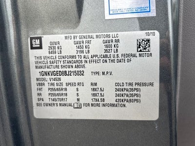 2011 Chevrolet Traverse LT 1LT