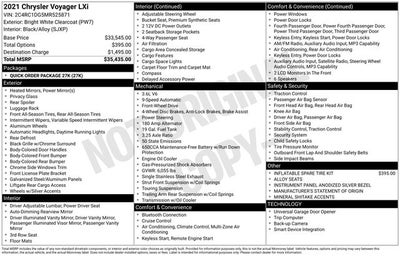 2021 Chrysler Voyager LXI