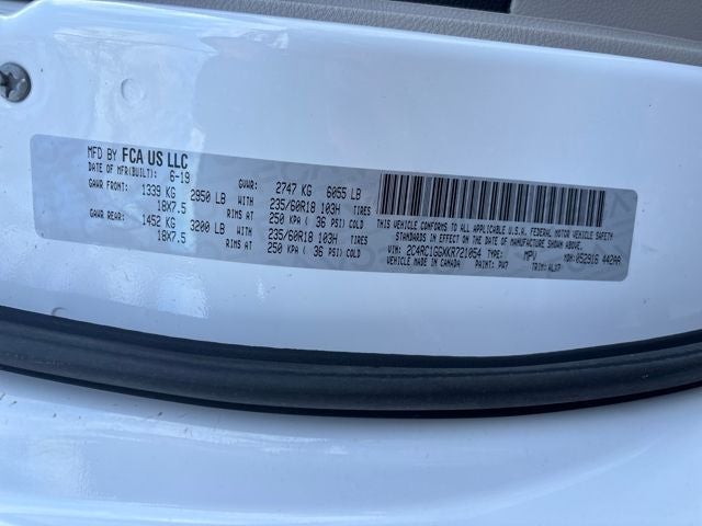 2019 Chrysler Pacifica Limited