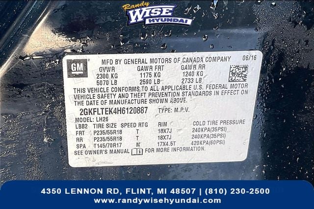 2017 GMC Terrain SLE-2