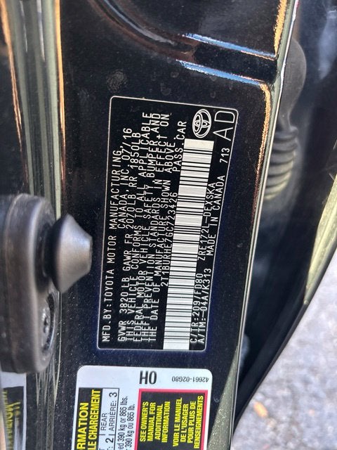 2016 Toyota Corolla S Plus