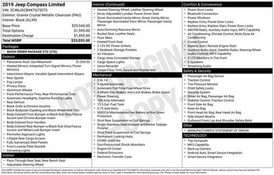 2019 Jeep Compass Limited