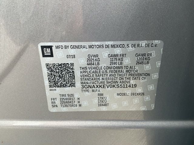 2019 Chevrolet Equinox LT