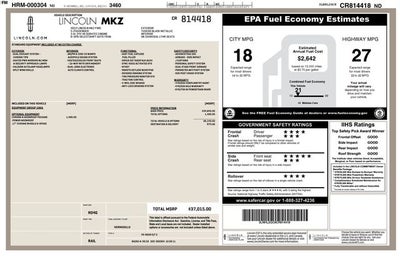 2012 Lincoln MKZ Base