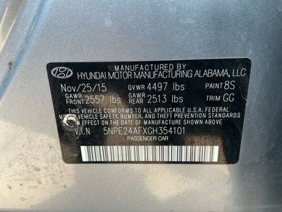 2016 Hyundai Sonata SE