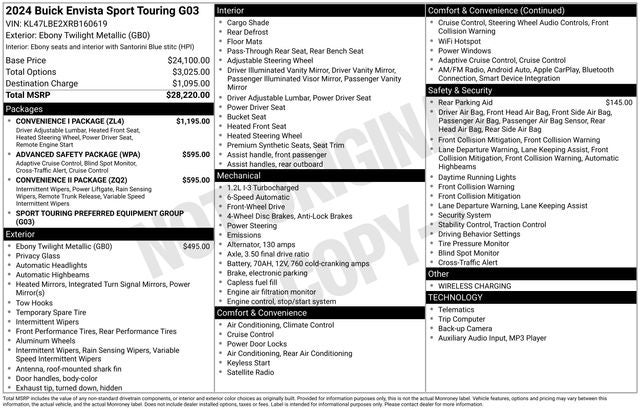 2024 Buick Envista Sport Touring
