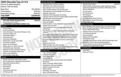 2020 Chevrolet Trax LS