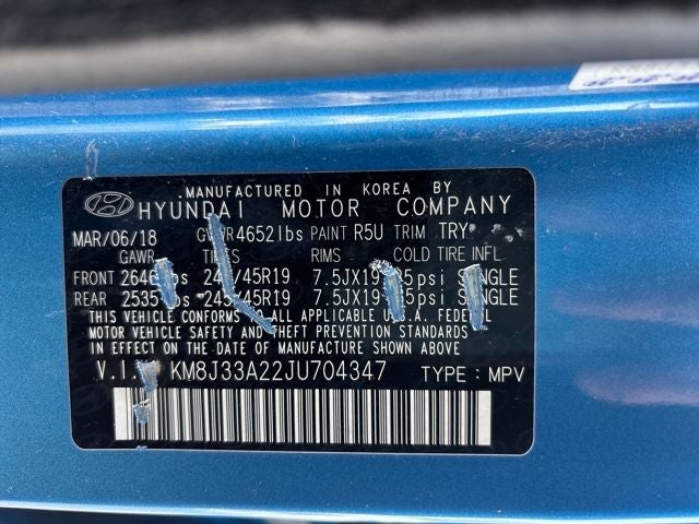 2018 Hyundai Tucson Limited