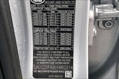 2020 Land Rover Discovery Sport S