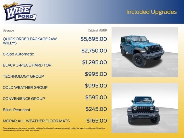 2020 Jeep Wrangler Unlimited Willys