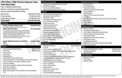 2019 RAM 1500 Classic Express