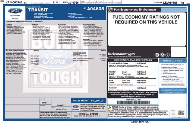 2020 Ford Transit-250 Base