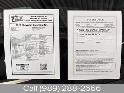 2020 Chevrolet Colorado Z71